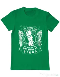 Tricou ADLER barbat The best women are born as Virgo Verde mediu