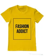 Tricou ADLER barbat Fashion addict Galben