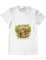Tricou ADLER barbat Best pilots Alb