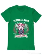 Tricou ADLER barbat Rebellion Verde mediu