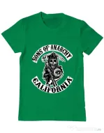 Tricou ADLER barbat Sons of anarchy Verde mediu