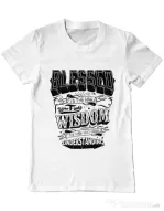 Tricou ADLER barbat Blessed Alb