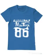 Tricou ADLER barbat Brooklyn Albastru azuriu