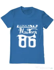 Tricou ADLER barbat Brooklyn Albastru azuriu