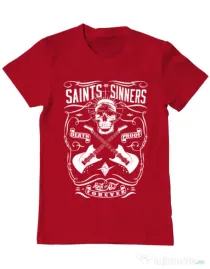 Tricou ADLER barbat Death proof II Rosu