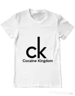 Tricou ADLER barbat Cocaine kingdom Alb