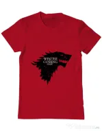 Tricou ADLER barbat Winter is coming Stark Rosu
