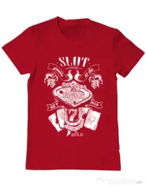 Tricou ADLER barbat Las vegas Rosu