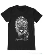 Tricou ADLER barbat Jaguarul Alb Negru