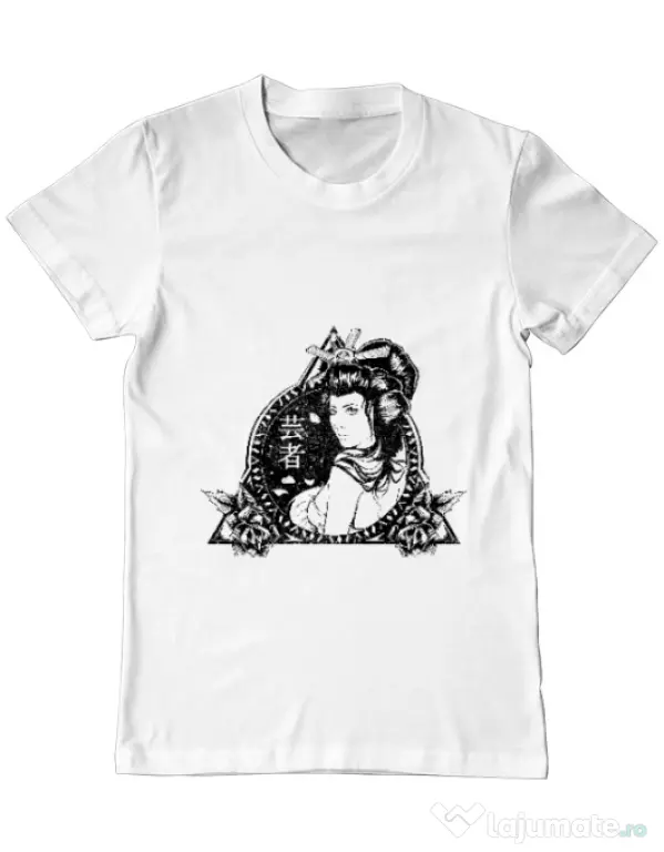 Tricou ADLER barbat Oriental vibes Alb