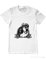 Tricou ADLER barbat Oriental vibes Alb