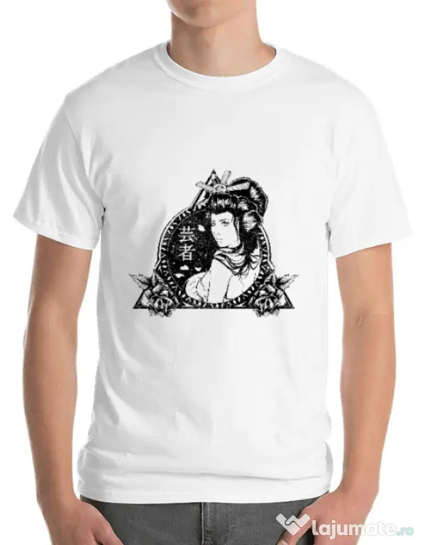 Tricou ADLER barbat Oriental vibes Alb