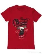 Tricou ADLER barbat The bearded bastards Rosu