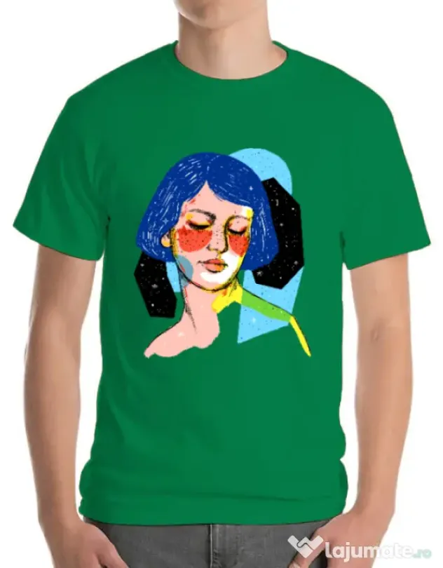 Tricou ADLER barbat Dreamy girl Verde mediu