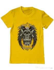 Tricou ADLER barbat Broken Bones Empire Galben