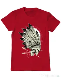 Tricou ADLER barbat Conquerors Rosu