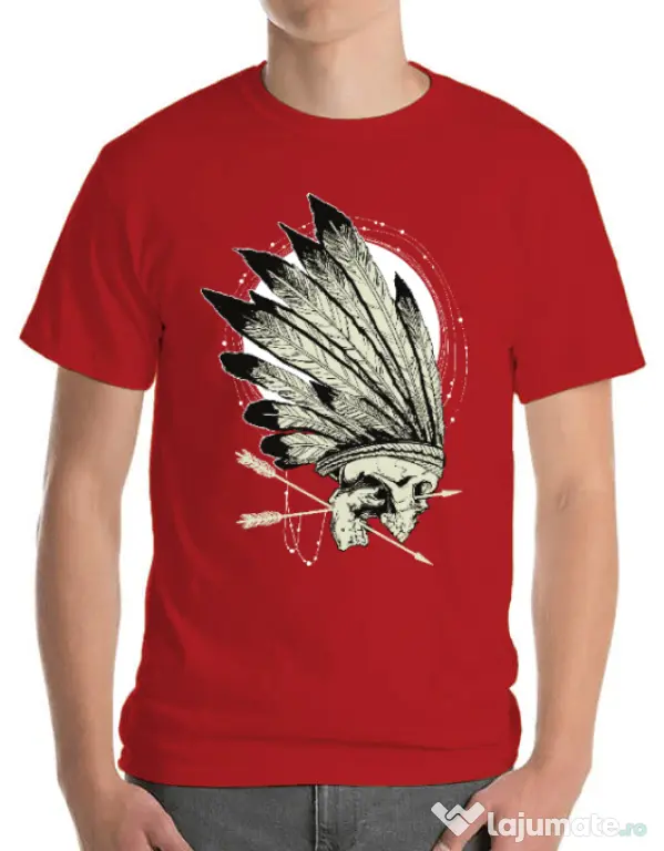 Tricou ADLER barbat Conquerors Rosu