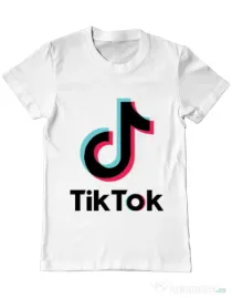 Tricou ADLER barbat Tik Tok Alb