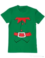 Tricou ADLER barbat Santa helper Verde mediu