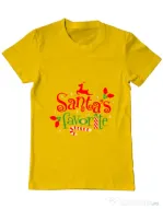 Tricou ADLER barbat Santas favorite Galben