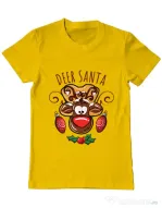 Tricou ADLER barbat Deer santa Galben