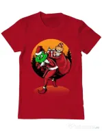 Tricou ADLER barbat Grinch stole Christmas Rosu