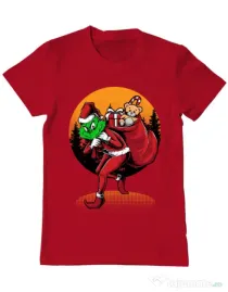 Tricou ADLER barbat Grinch stole Christmas Rosu