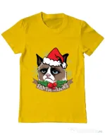 Tricou ADLER barbat Santa Claws Galben