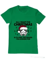Tricou ADLER barbat Christmas Trooper Verde mediu