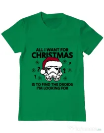 Tricou ADLER barbat Christmas Trooper Verde mediu
