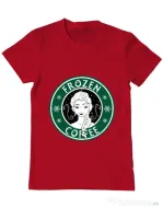 Tricou ADLER barbat Frozen coffee Rosu