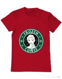 Tricou ADLER barbat Frozen coffee Rosu