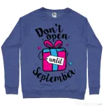 Bluza ADLER barbat Dont open until September Albastru melanj