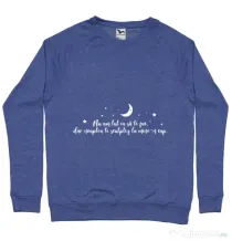 Bluza ADLER barbat Nu am lut Albastru melanj