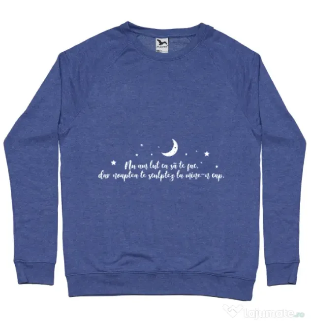 Bluza ADLER barbat Nu am lut Albastru melanj