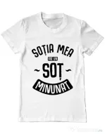 Tricou ADLER barbat Un sot minunat Alb