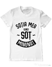 Tricou ADLER barbat Un sot minunat Alb