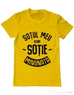 Tricou ADLER barbat O sotie minunata Galben