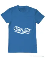 Tricou ADLER barbat Folk yeah Albastru azuriu