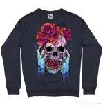 Bluza ADLER barbat Hand skull Denim inchis