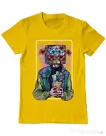 Tricou ADLER barbat Human milenial Galben