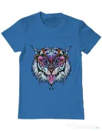 Tricou ADLER barbat Tiger buterfly Albastru azuriu