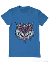 Tricou ADLER barbat Tiger buterfly Albastru azuriu