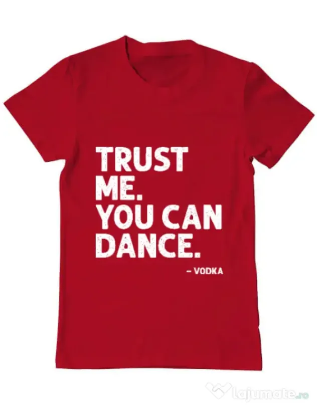 Tricou ADLER barbat You can dance Rosu