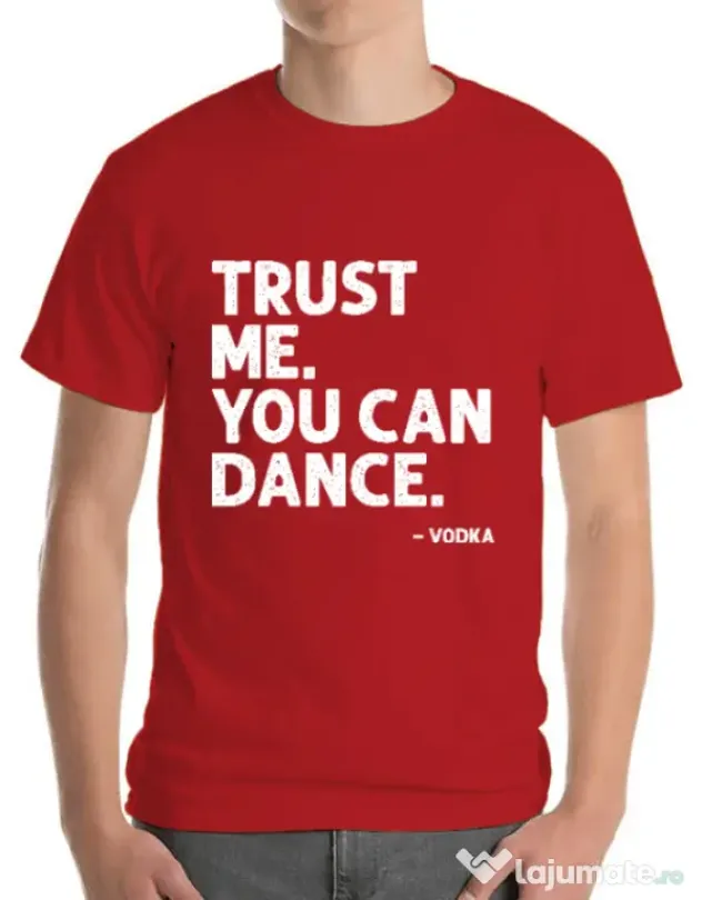 Tricou ADLER barbat You can dance Rosu