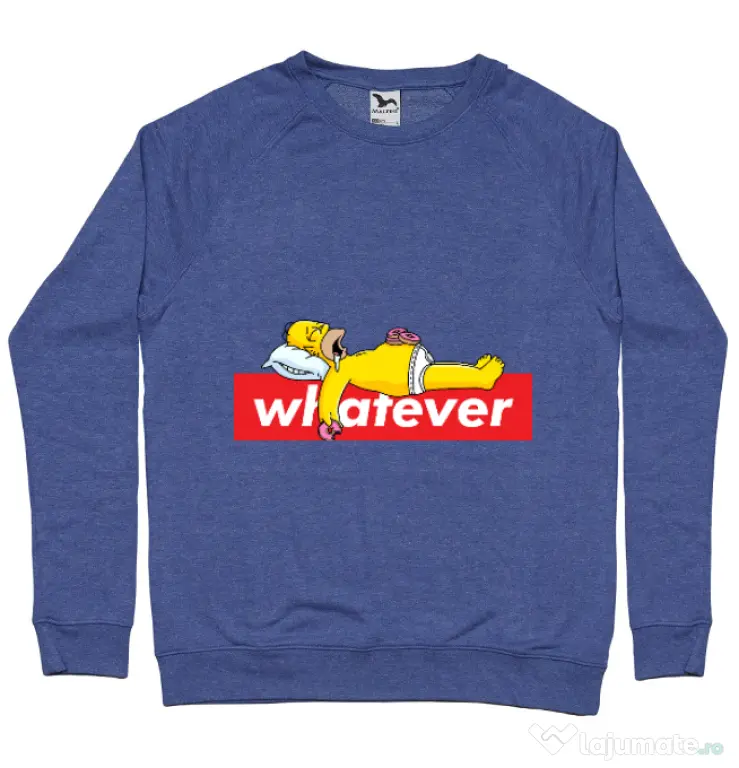 Bluza ADLER barbat Whatever Albastru melanj