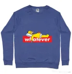 Bluza ADLER barbat Whatever Albastru melanj