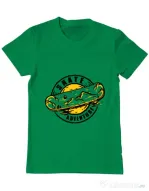 Tricou ADLER barbat Skate adventure Verde mediu