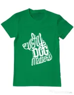 Tricou ADLER barbat Every dog matters 2 Verde mediu