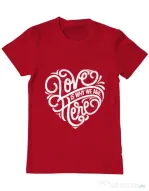 Tricou ADLER barbat Love Rosu